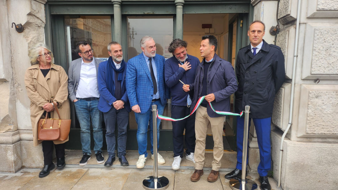 INAUGURATA LA MOSTRA “UTOPIE MISURATE. ALDO AYMONINO E GIUSEPPE CALDAROLA”