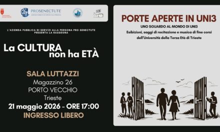 “Porte Aperte in UNI3”: arte, musica e teatro nella rassegna “La cultura non ha età”