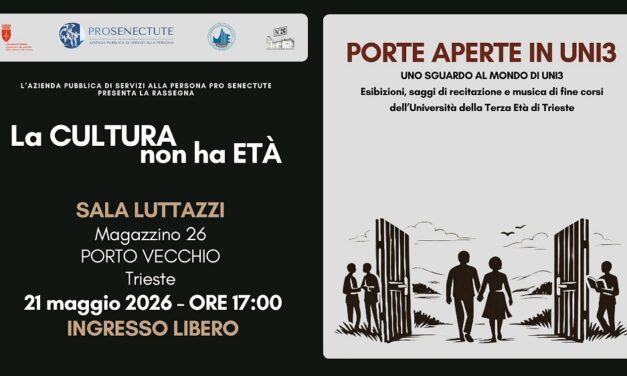 “Porte Aperte in UNI3”: arte, musica e teatro nella rassegna “La cultura non ha età”