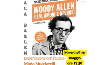 MERCOLEDÌ 20 MAGGIO ALLE 17.30 IN SALA BAZLEN “WOODY ALLEN. FILM, AMORI E NEVROSI” CON MARIO MUCCIARELLI