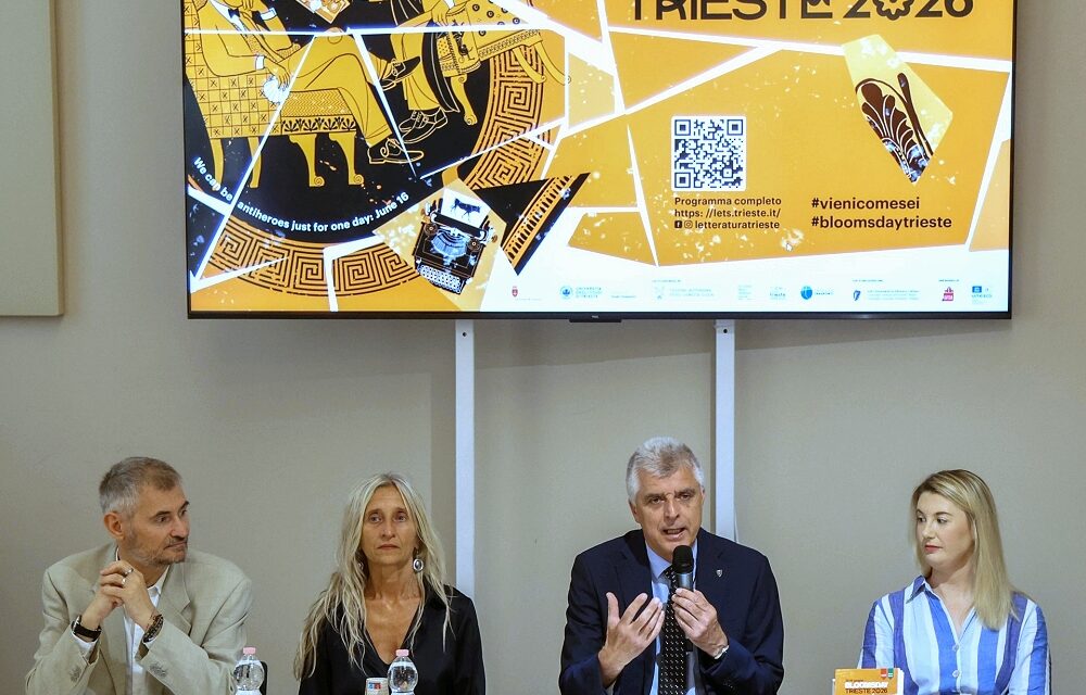 BLOOMSDAY TRIESTE 2026, PRESENTATE LE INIZIATIVE IN PROGRAMMA DAL 13 AL 16 GIUGNO