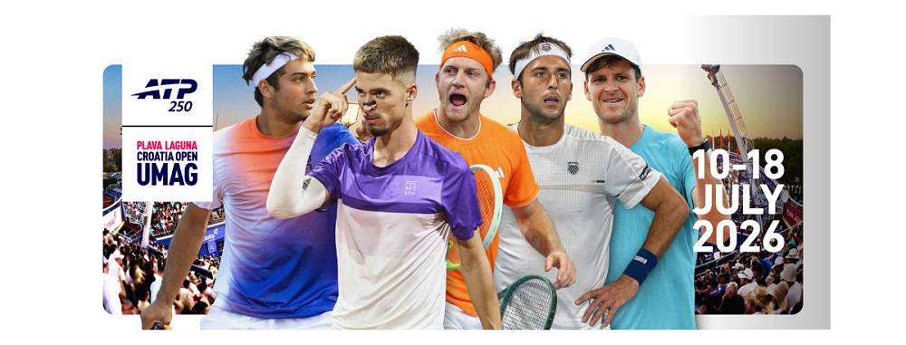 ATP 250 PLAVA LAGUNA CROATIA OPEN UMAGO 2026: ai blocchi di partenza l’edizione numero 36 dello storico torneo di tennis