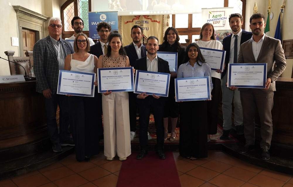 Nuove competenze per un’agricoltura in continuo cambiamento: premiati i dieci talenti di AgroInnovation Award 2026