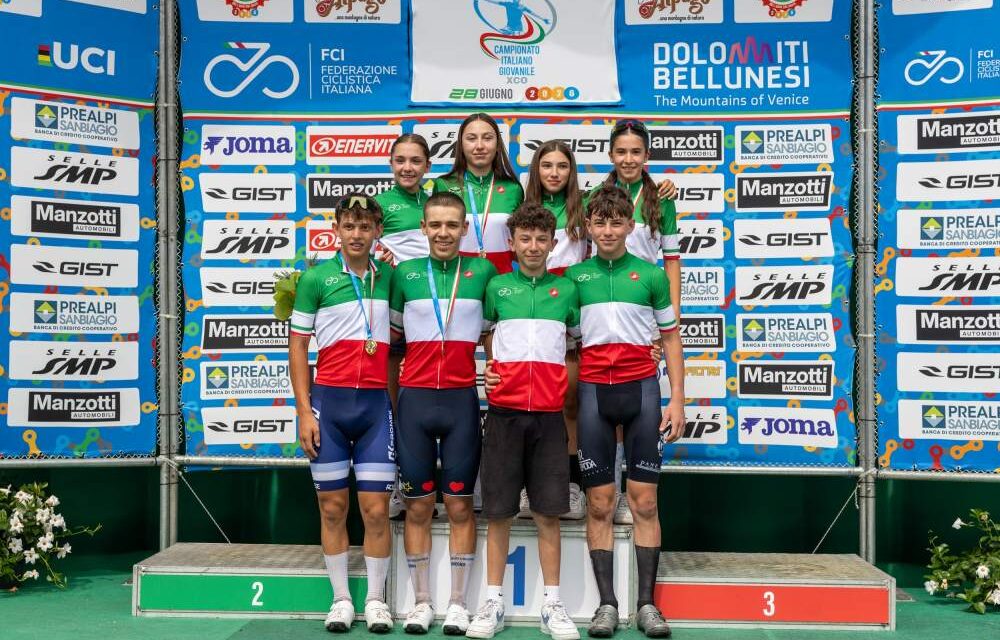 LE MAGLIE TRICOLORI GIOVANILI METTONO IL SIGILLO ALLA TRE GIORNI DI ALPAGO BIKE FUNTASTIC