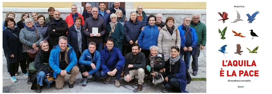 “L’Aquila è la pace”, tre anni dopo: venerdì a Opicina l’evento conclusivo del viaggio del libro di Giorgio Sclip