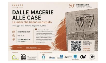 ATER, DALLE MACERIE ALLE CASE. A SPILIMBERGO LA MEMORIA DELLA RICOSTRUZIONE