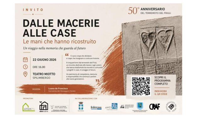 ATER, DALLE MACERIE ALLE CASE. A SPILIMBERGO LA MEMORIA DELLA RICOSTRUZIONE