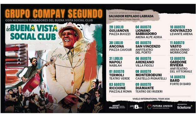 GRUPO COMPAY SEGUNDO, l’ensemble cubano torna in Italia con il VÍVELO INTERNATIONAL TOUR
