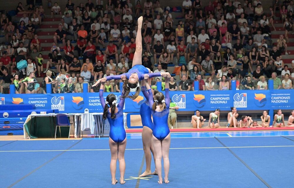GINNASTICA ARTISTICA: oltre tremila in gara nel Campionato Nazionale del CSI a Lignano Sabbiadoro