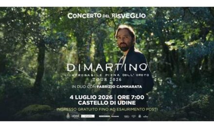 CONCERTO DEL RISVEGLIO IN CASTELLO A UDINE CON DIMARTINO