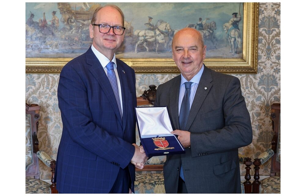 IL SINDACO HA RICEVUTO L’AMBASCIATRICE DI ESTONIA IN ITALIA, S.E. LAURI BAMBUS