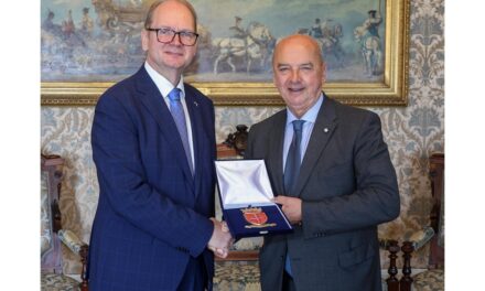 IL SINDACO HA RICEVUTO L’AMBASCIATRICE DI ESTONIA IN ITALIA, S.E. LAURI BAMBUS
