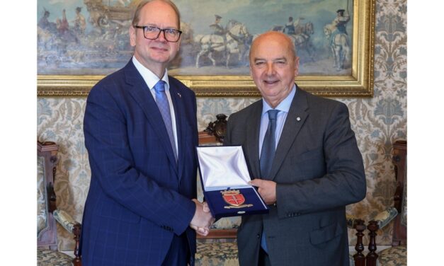 IL SINDACO HA RICEVUTO L’AMBASCIATRICE DI ESTONIA IN ITALIA, S.E. LAURI BAMBUS