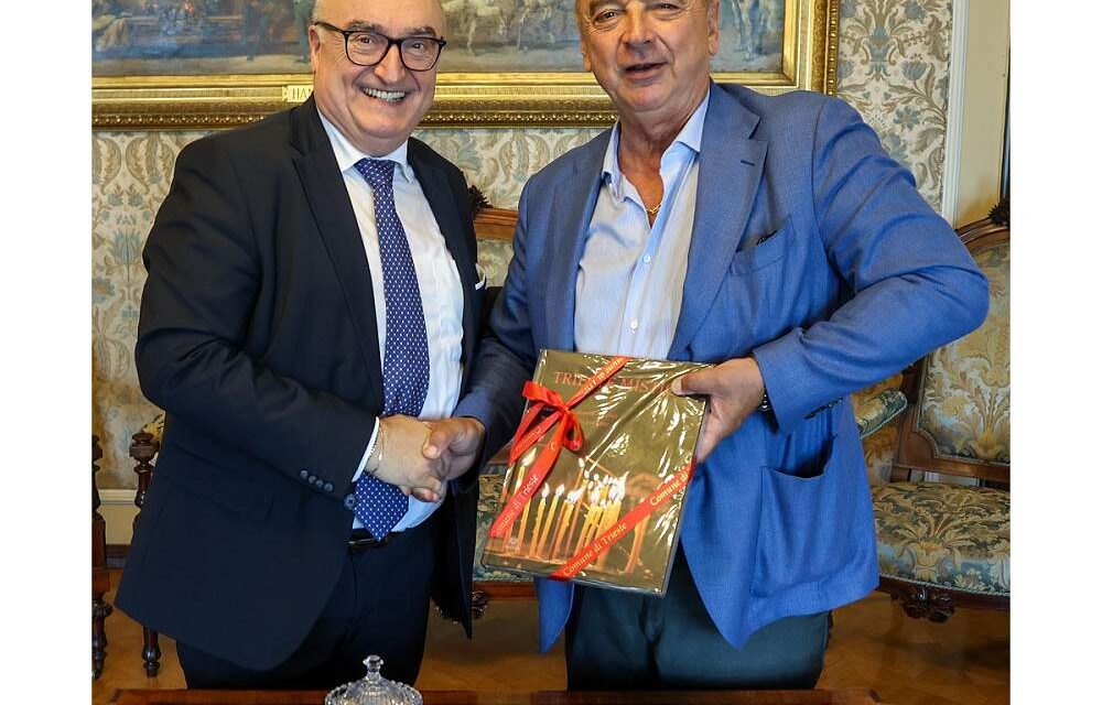 IL SINDACO, ROBERTO DIPIAZZA HA RICEVUTO L’AMBASCIATORE DI SLOVENIA, MATJAŽ LONGAR