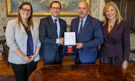 IL SINDACO ROBERTO DIPIAZZA HA RICEVUTO TOMMASO TANZILLI, PRESIDENTE DEL GRUPPO FERROVIE DELLO STATO ITALIANE