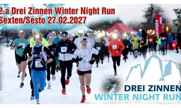 DREI ZINNEN WINTER NIGHT RUN: ISCRIZIONI APERTE ALLA 2ª EDIZIONE