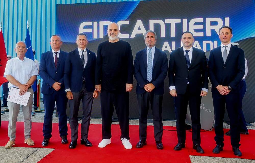 FINCANTIERI FIRMA IN ALBANIA UN MEMORANDUM OF UNDERSTANDING PER LA FORMAZIONE NELLA CANTIERISTICA NAVALE