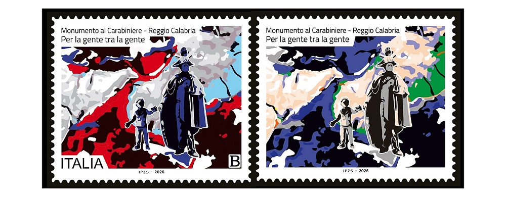 POSTE ITALIANE: venerdì 5 giugno verrà emesso un francobollo ordinario dedicato all’anniversario dell’Arma dei Carabinieri