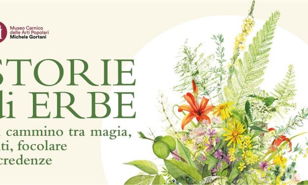 TOLMEZZO, MUSEO CARNICO DELLE ARTI POPOLARI “MICHELE GORTANI”: DOMENICA 14 GIUGNO L’APPUNTAMENTO “DALLA FOGLIA AL FOGLIO: PASSEGGIATA CON ACQUARELLO BOTANICO”