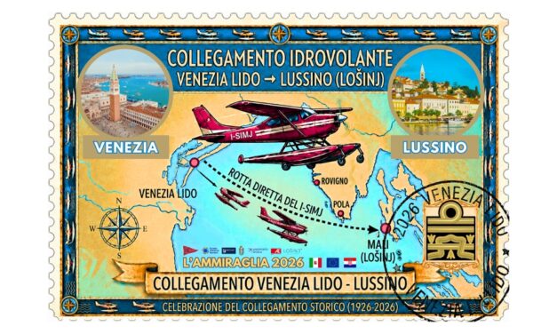 Decolla l’idrovolante Venezia Lussino