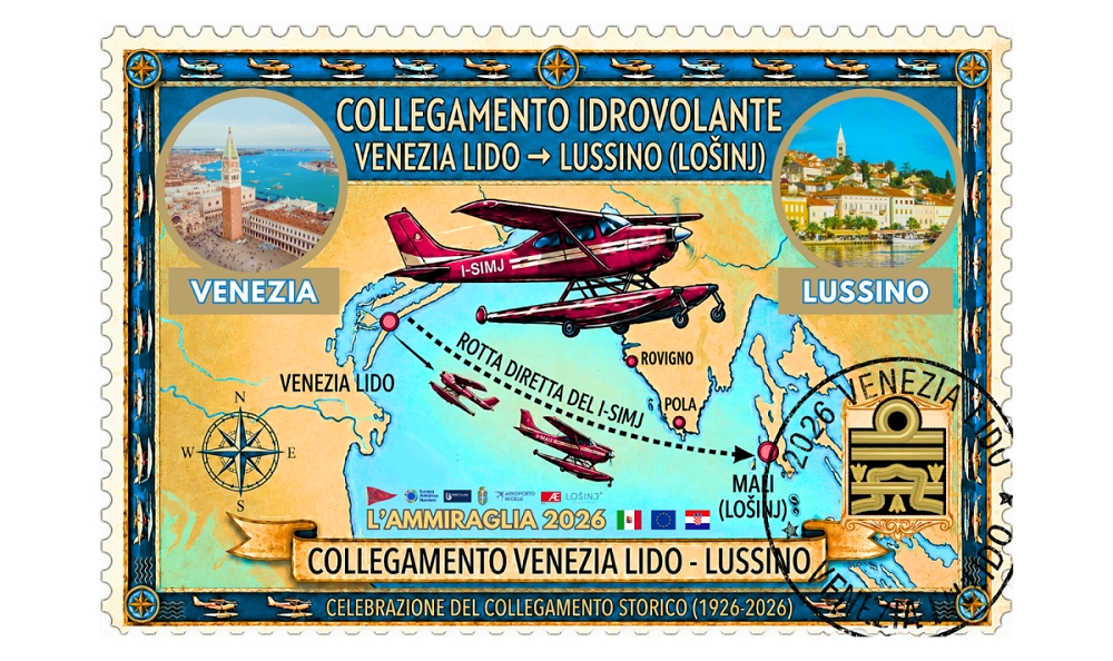 Decolla l’idrovolante Venezia Lussino