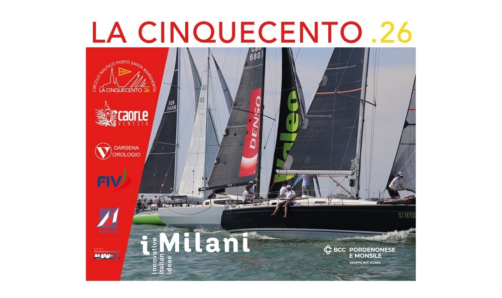 Conclusa a Caorle La Cinquecento Trofeo iMilani del Circolo nautico Santa Margherita