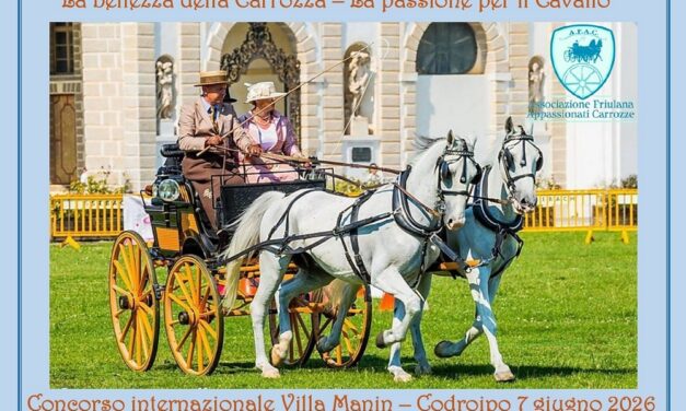 DOMENICA IN CARROZZA A VILLA MANIN: IX CONCORSO INTERNAZIONALE CARROZZE DI TRADIZIONE