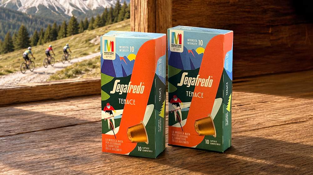 Segafredo è Official Coffee Partner della Maratona dles Dolomites e schiera in gara una squadra di venti ciclisti