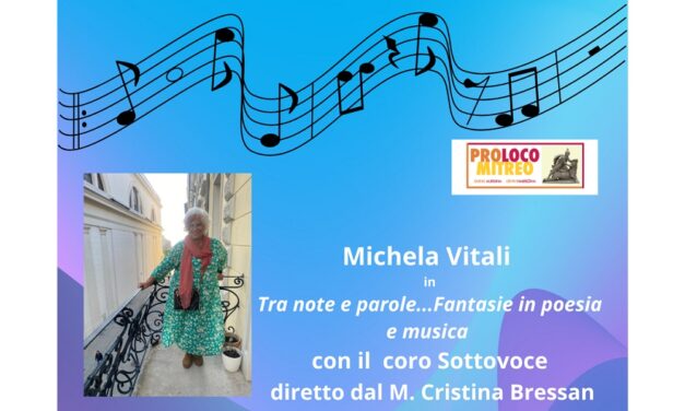 “TRA NOTE E PAROLE…. FANTASIE IN POESIA E MUSICA”: EVENTO A BORGO SAN MAURO