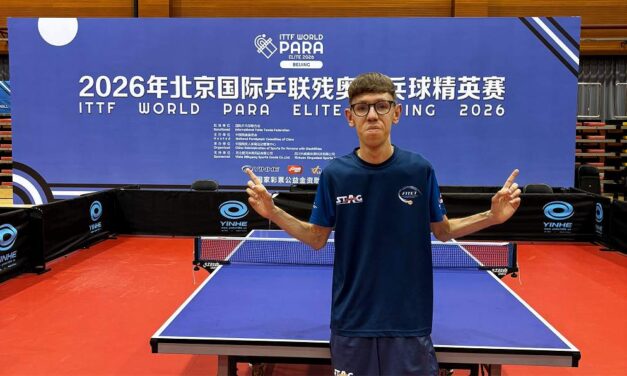 Matteo Parenzan a Pechino per l’ITTF World Para Elite