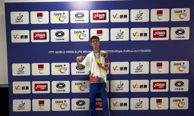 Matteo Parenzan vince l’oro all’ITTF World Para Elite di Pechino
