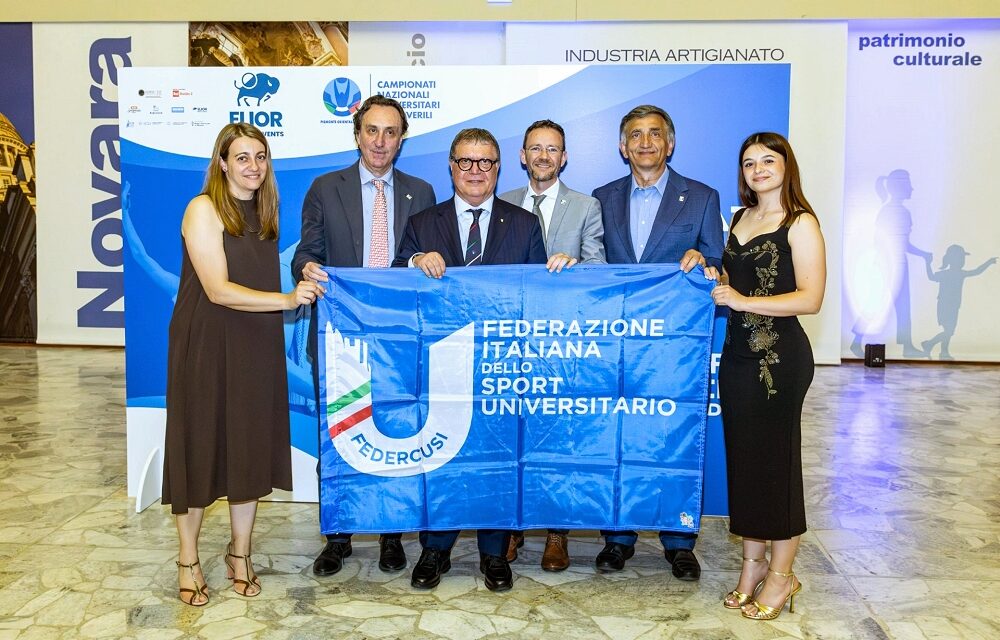 CAMPIONATI NAZIONALI UNIVERSITARI, PASSAGGIO DEL TESTIMONE TRA PIEMONTE ORIENTALE E FRIULI VENEZIA GIULIA