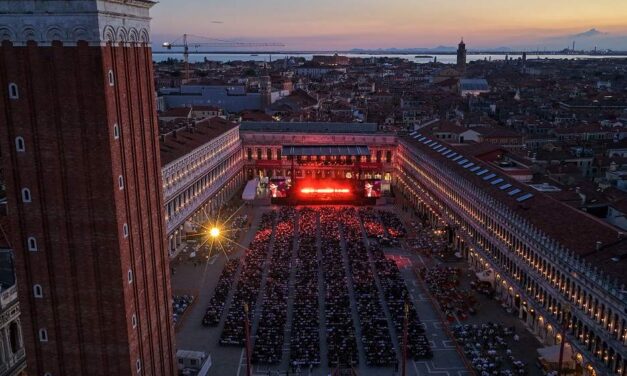 VENEZIA: al via i grandi concerti dell’estate in Piazza San Marco, si parte giovedì 25 giugno con Riccardo Cocciante, sabato 27 arriva Andrea Bocelli