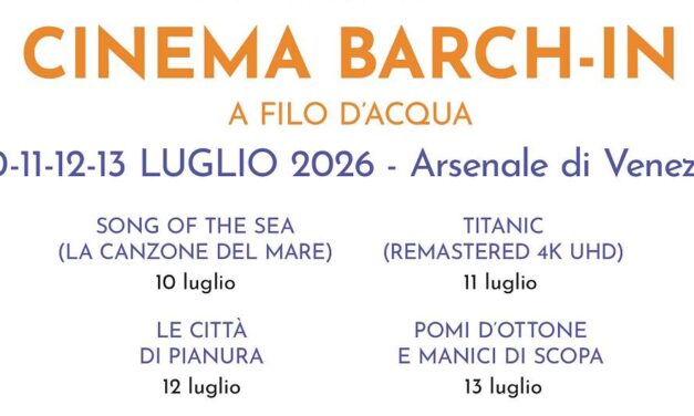 Torna Barch-in all’Arsenale nel segno dell’inclusione: il drive-in sull’acqua parla anche il linguaggio dei segni