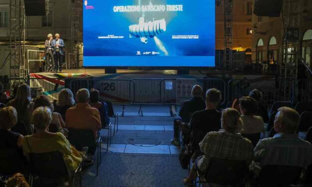 PROIETTATO IN PIAZZA VERDI IL DOCUFILM “OPERAZIONE BATISCAFO TRIESTE” NEL RICORDO DI GIORGIO ROSSI