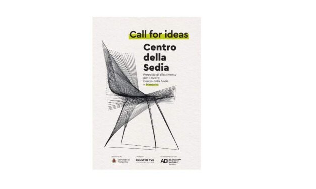 NUOVO CENTRO DELLA SEDIA: Comune di Manzano, Cluster Legno Arredo Casa FVG e ADI FVG lanciano una Call for Ideas per l’allestimento del nuovo spazio