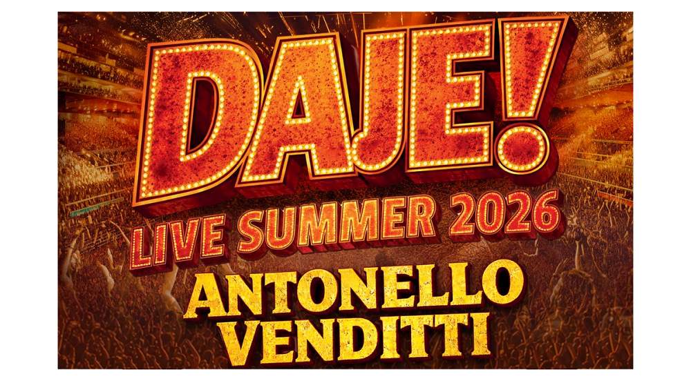 ANTONELLO VENDITTI: IL “DAJE! LIVE SUMMER 2026” ARRIVA IN PIAZZALE ZENITH A BIBIONE