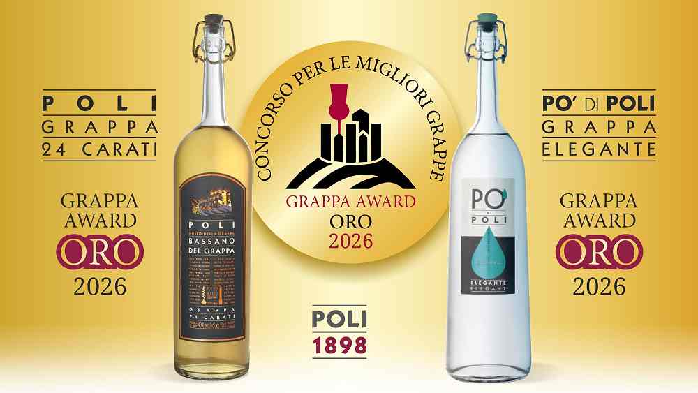Poli Distillerie conquista due Medaglie d’Oro al Grappa Award 2026