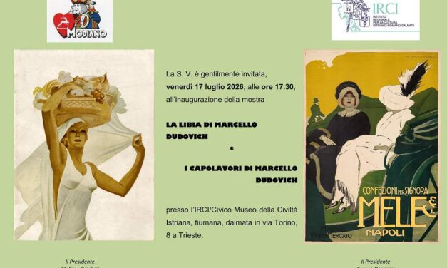 All’Istituto Regionale per la Cultura Istriano – fiumano – dalmata di Trieste la mostra “La Libia di Marcello Dudovich e i capolavori di Marcello Dudovich”