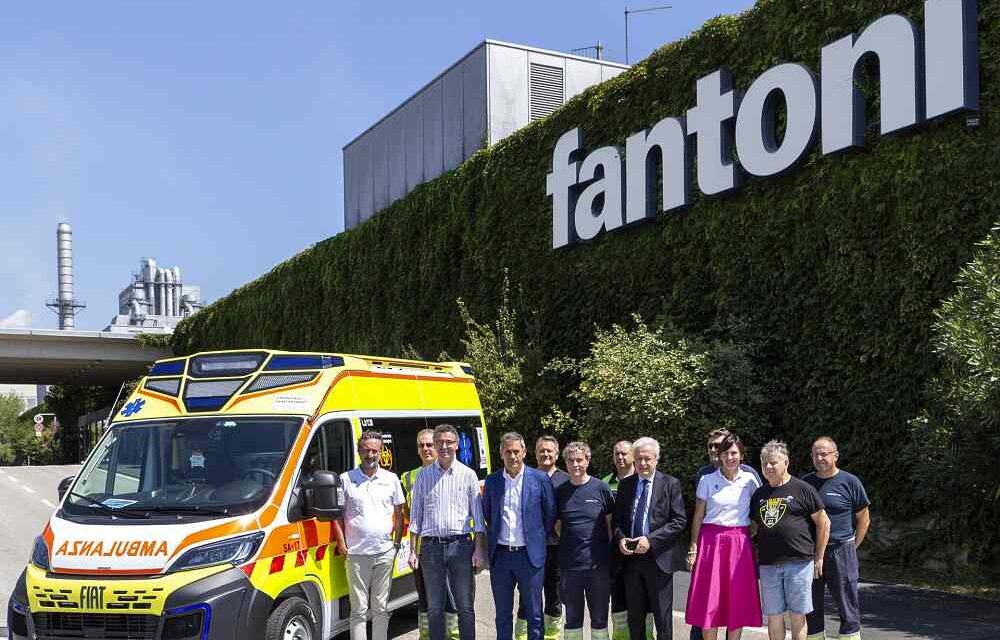 Fantoni e CrediFriuli insieme per la nuova ambulanza pediatrica destinata all’Ospedale di San Daniele del Friuli
