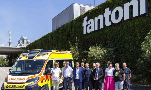 Fantoni e CrediFriuli insieme per la nuova ambulanza pediatrica destinata all’Ospedale di San Daniele del Friuli