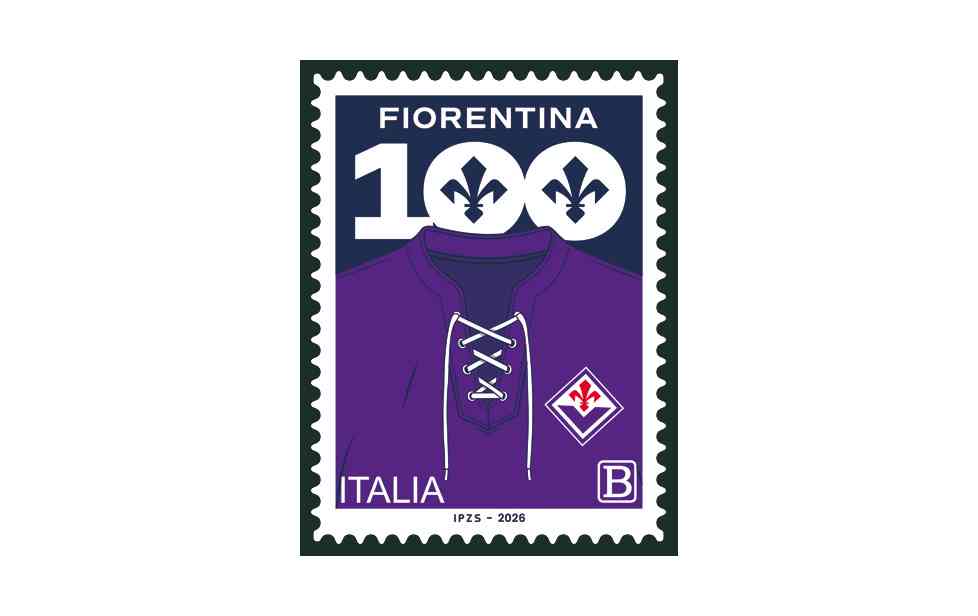 POSTE ITALIANE: PRESENTATO IL FRANCOBOLLO DEDICATO ALLA FIORENTINA NEL CENTENARIO DELLA FONDAZIONE