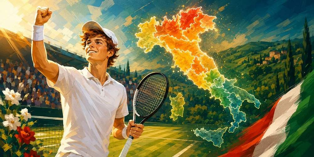 Effetto Sinner sul Friuli Venezia Giulia: ottava fra le regioni travolte dalla passione per il tennis