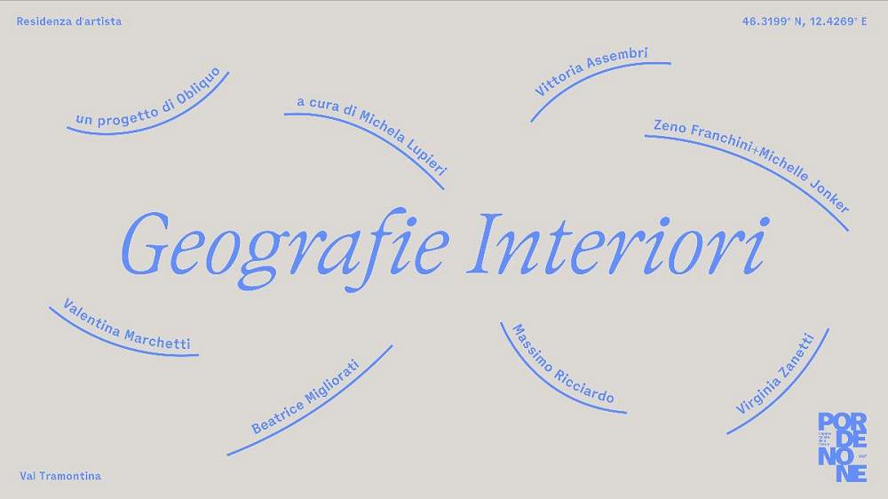 “Geografie Interiori”: dalle residenze in Val Tramontina sei interventi per una sola sera, sabato 18 luglio