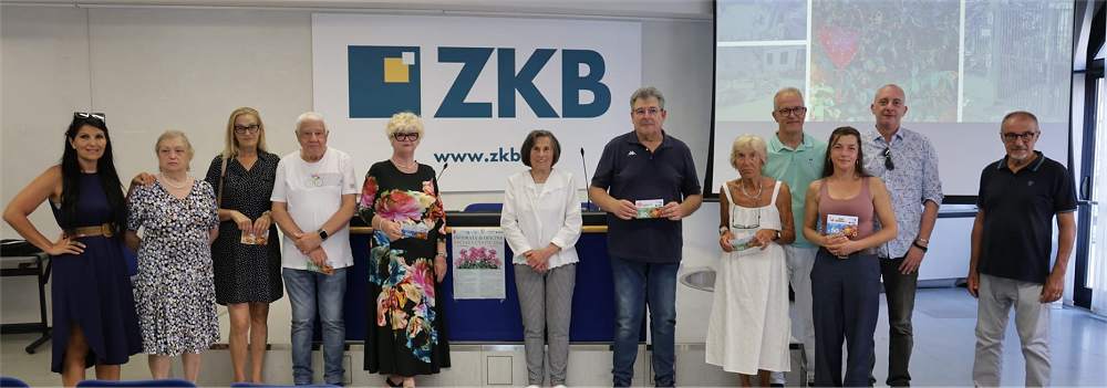 INFIORATA DI OPICINA 2026, PREMIATI PRESSO LA SALA DELLA BANCA ZKB A OPICINA I PRIMI TRE CLASSIFICATI DELLE 4 CATEGORIE IN GARA