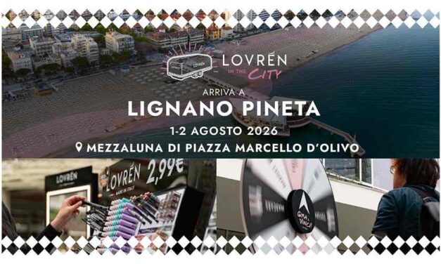 “Lovrén In The City”, il tour della bellezza arriva a Lignano Pineta
