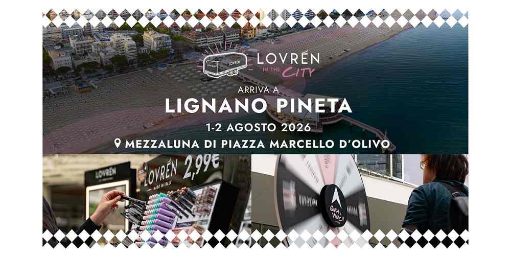 “Lovrén In The City”, il tour della bellezza arriva a Lignano Pineta