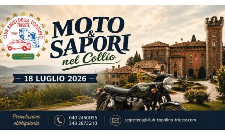 Moto & Sapori nel Collio: il Club Amici della Topolino Trieste porta gli appassionati tra paesaggi, castelli e sapori del Friuli Venezia Giulia