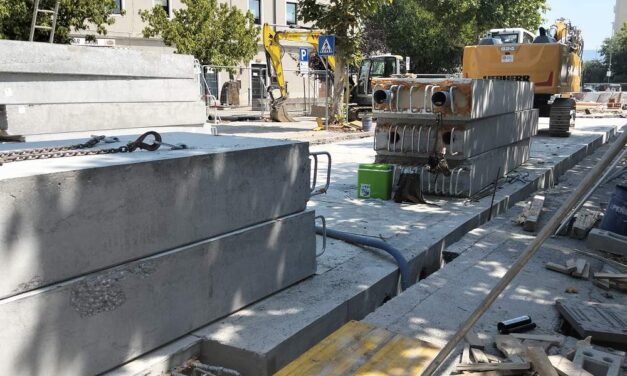 MUGGIA: CANTIERE FUGNAN, AVANZAMENTO DEI LAVORI