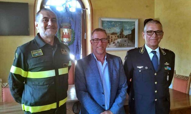 Il sindaco di Muggia ha incontrato il nuovo Comandante dei Vigili del Fuoco di Trieste, Antonio Del Gallo